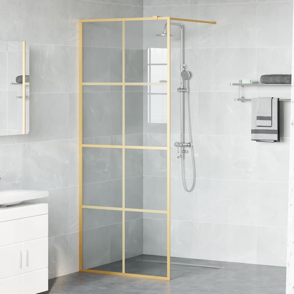 Zid za walk-in tuš Zlatno 80 x 195 cm Staklo otporno na udarce