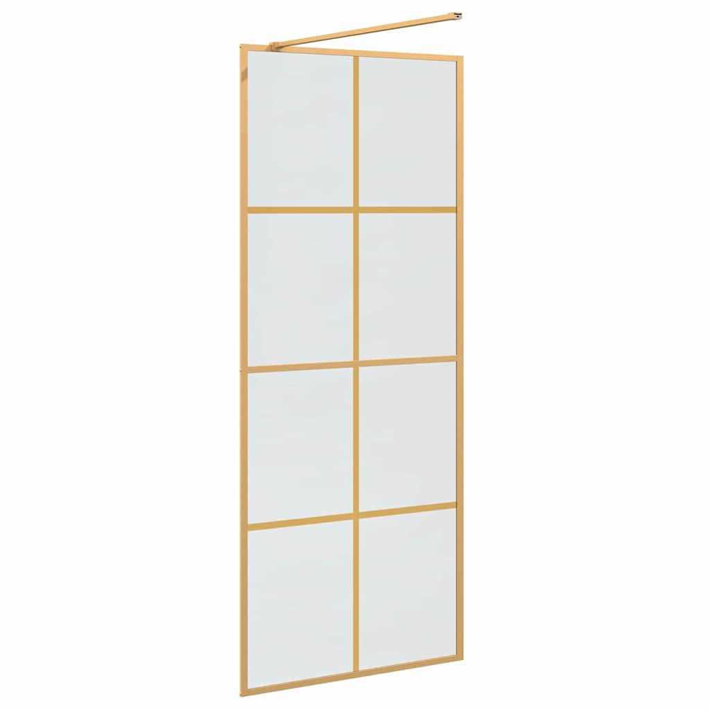 Zid za walk-in tuš Zlatno 80 x 195 cm Staklo otporno na udarce