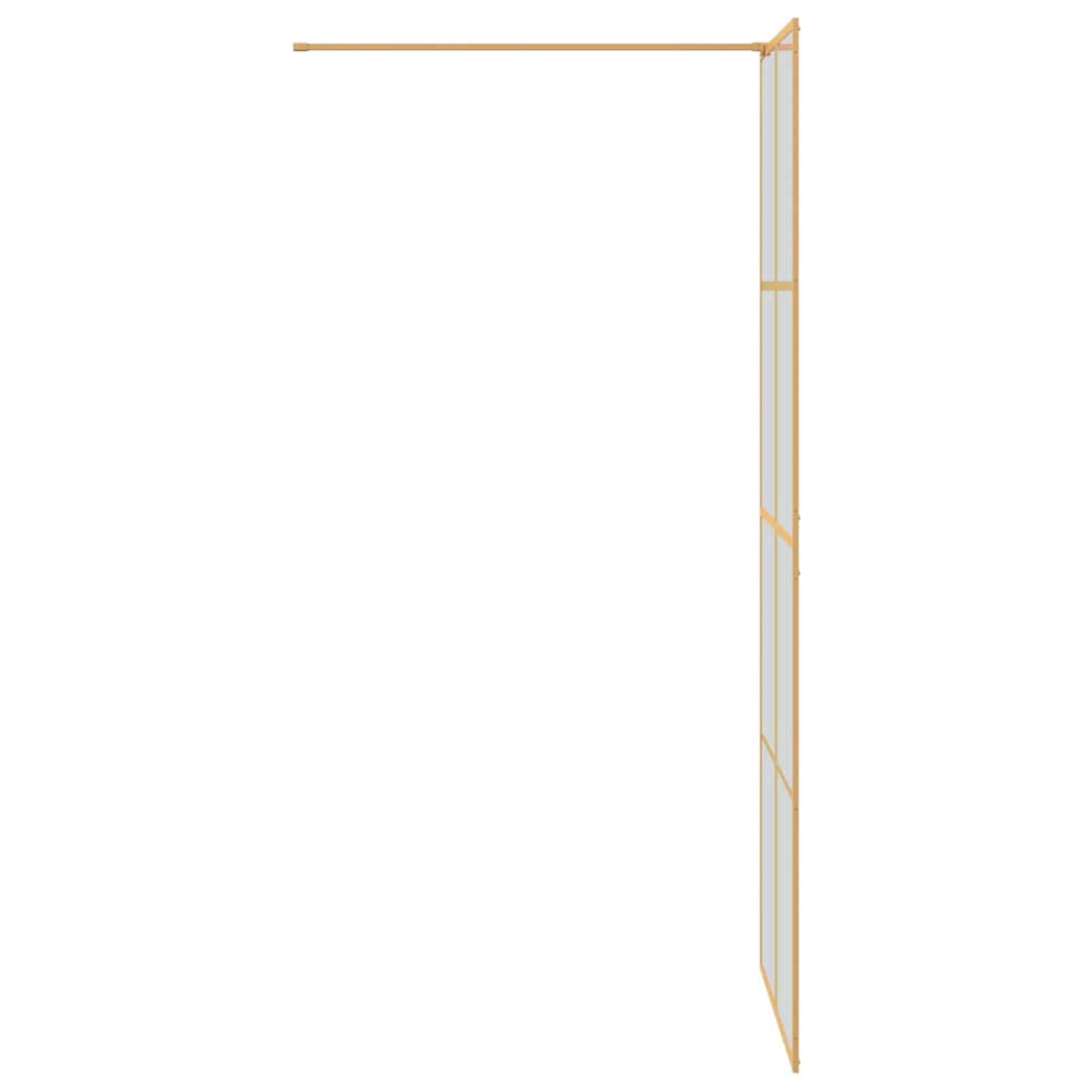 Zid za walk-in tuš Zlatno 80 x 195 cm Staklo otporno na udarce