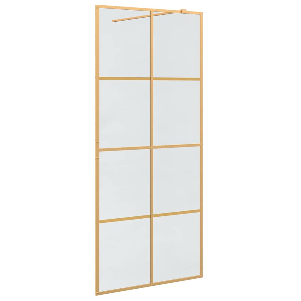 Zid za walk-in tuš Zlatno 90 x 195 cm Staklo otporno na udarce