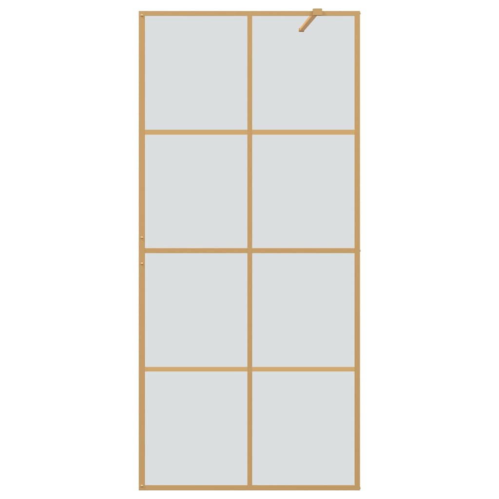 Zid za walk-in tuš Zlatno 90 x 195 cm Staklo otporno na udarce