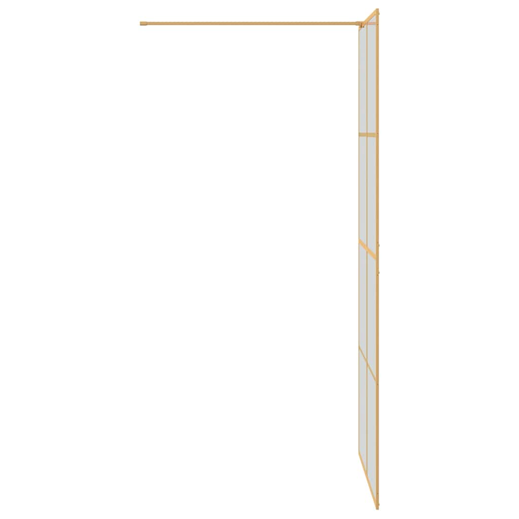 Zid za walk-in tuš Zlatno 90 x 195 cm Staklo otporno na udarce