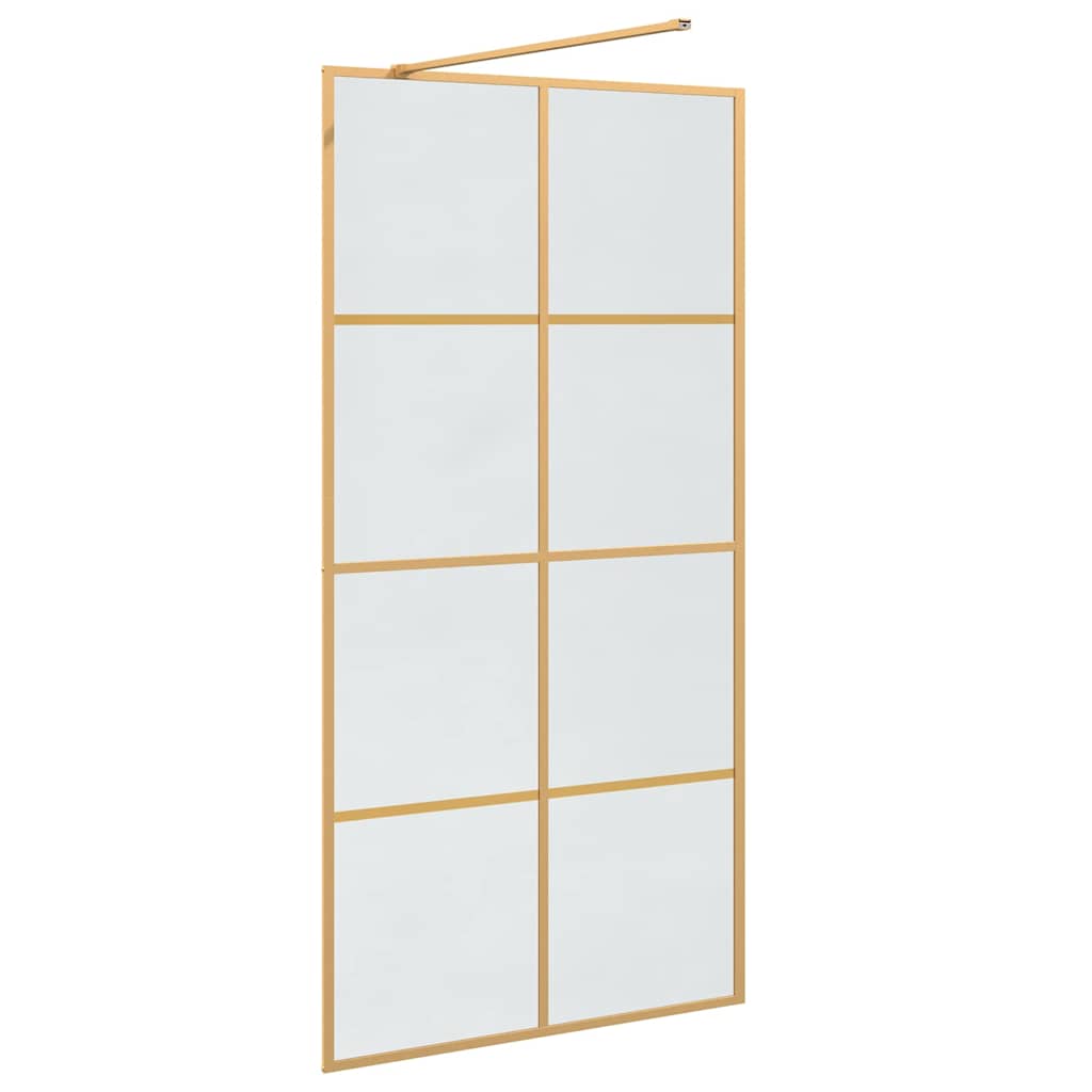 Zid za walk-in tuš Zlatno 100 x 195 cm Staklo otporno na udarce