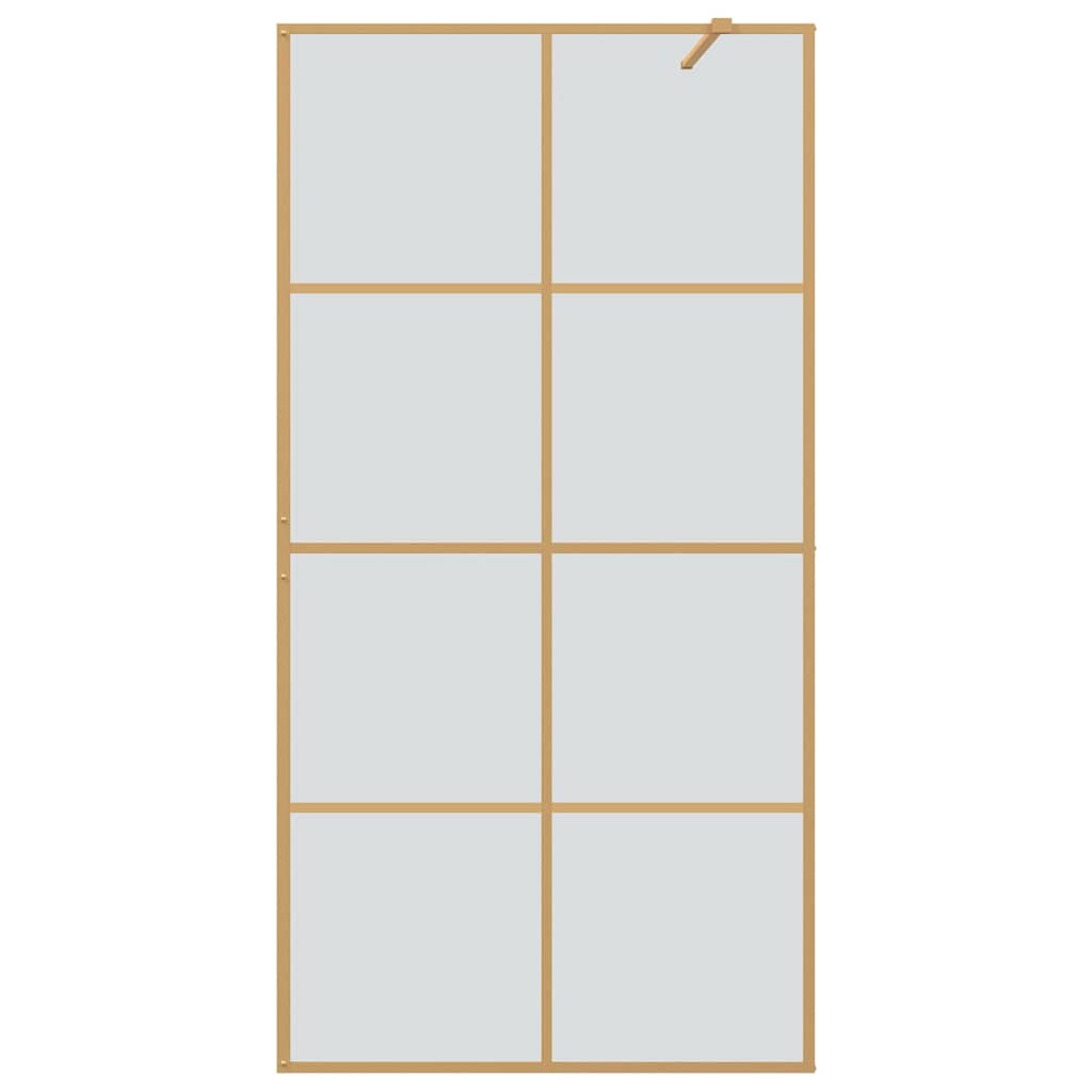 Zid za walk-in tuš Zlatno 100 x 195 cm Staklo otporno na udarce