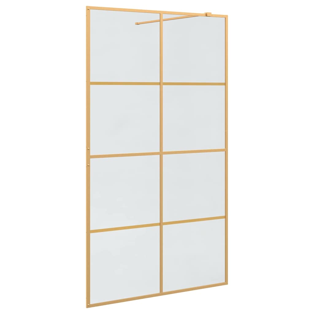 Zid za walk-in tuš Zlatno 115 x 195 cm Staklo otporno na udarce