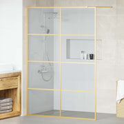 Zid za walk-in tuš Zlatno 140 x 195 cm Staklo otporno na udarce