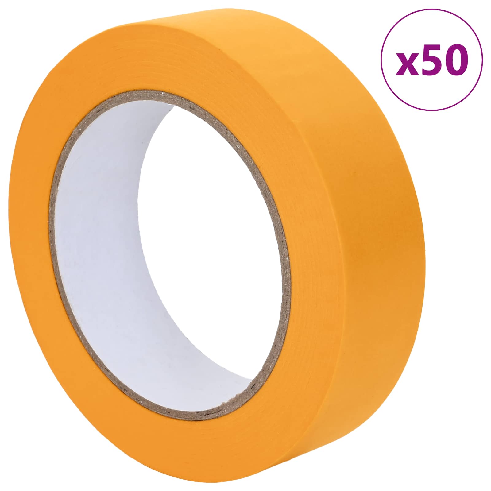 Trake za maskiranje slikara 50 pcs Žuta 25mm x 50m Papir
