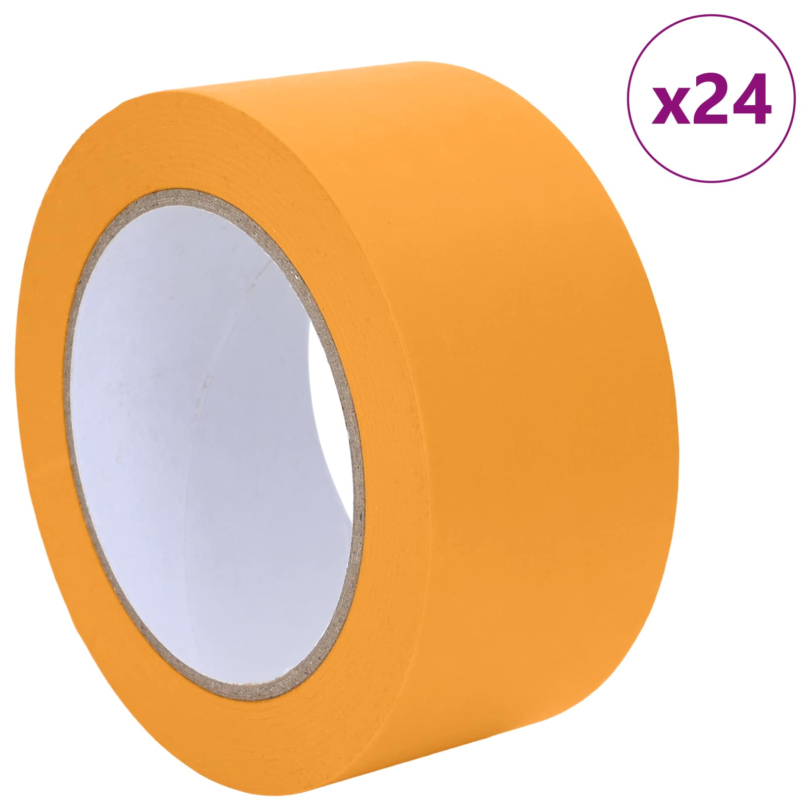 Trake za maskiranje slikara 24 pcs Žuta 50mm x 50m Papir
