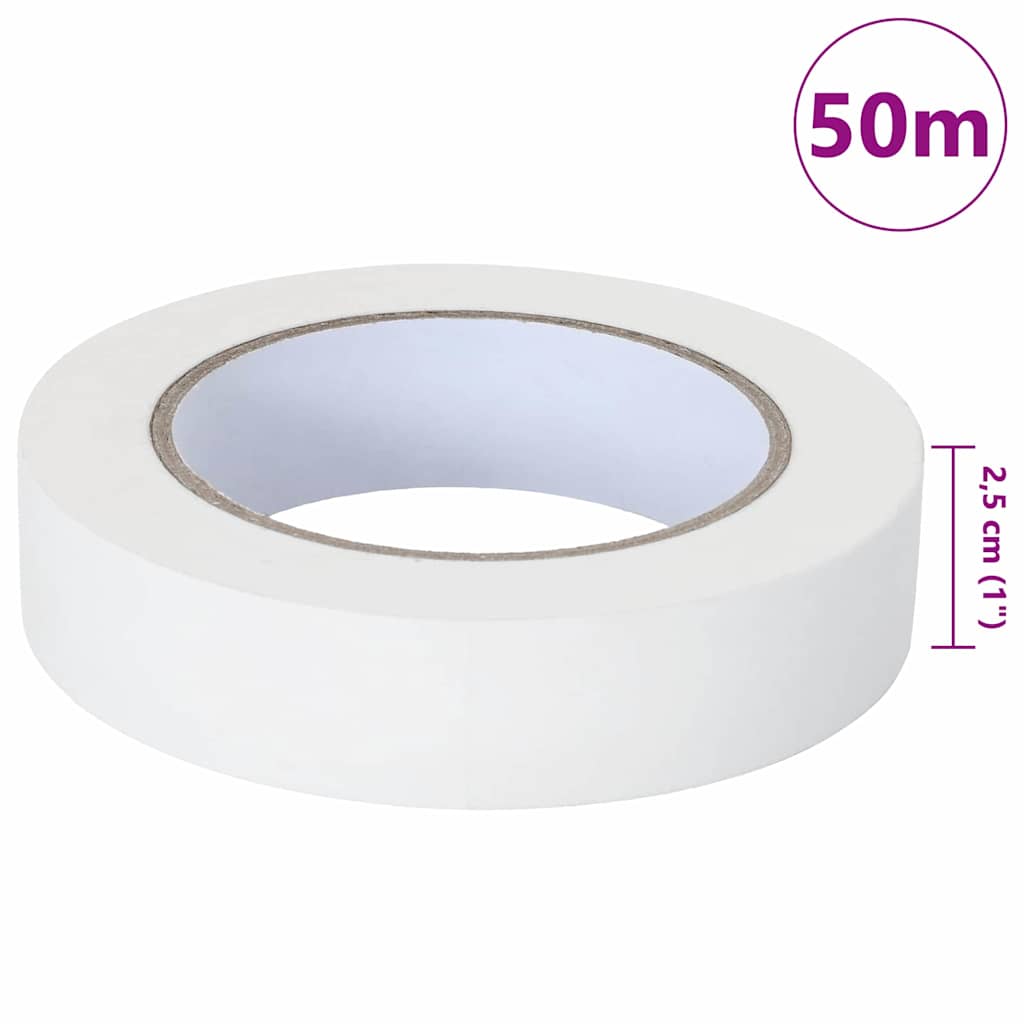 Trake za maskiranje slikara 24 pcs Bijelo 25mm x 50m Papir
