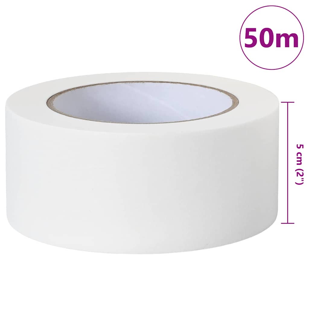 Trake za maskiranje slikara 6 pcs Bijelo 50mm x 50m Papir