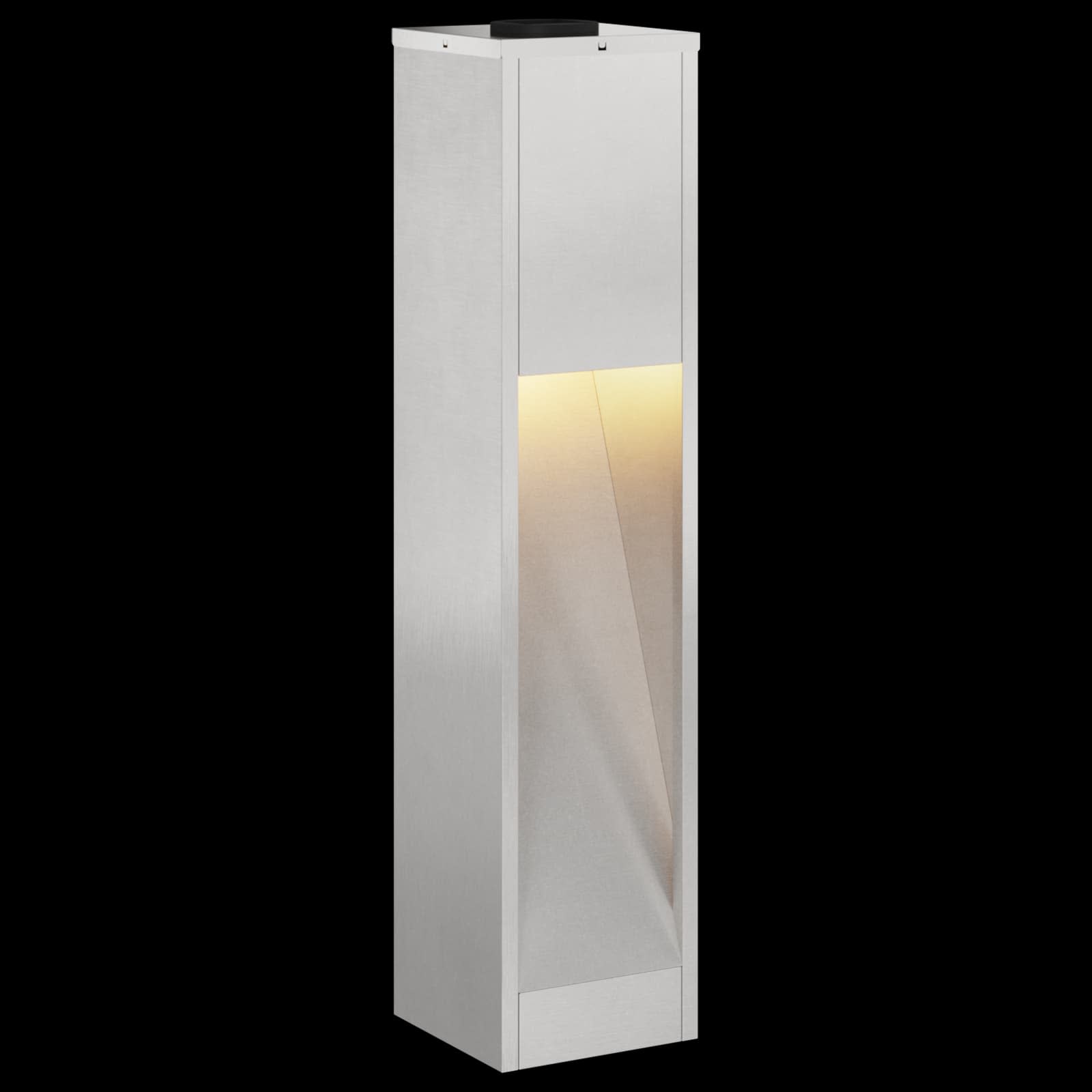 Solarna LED svjetiljka za stazu 2 pcs Srebrno Nehrđajući čelik