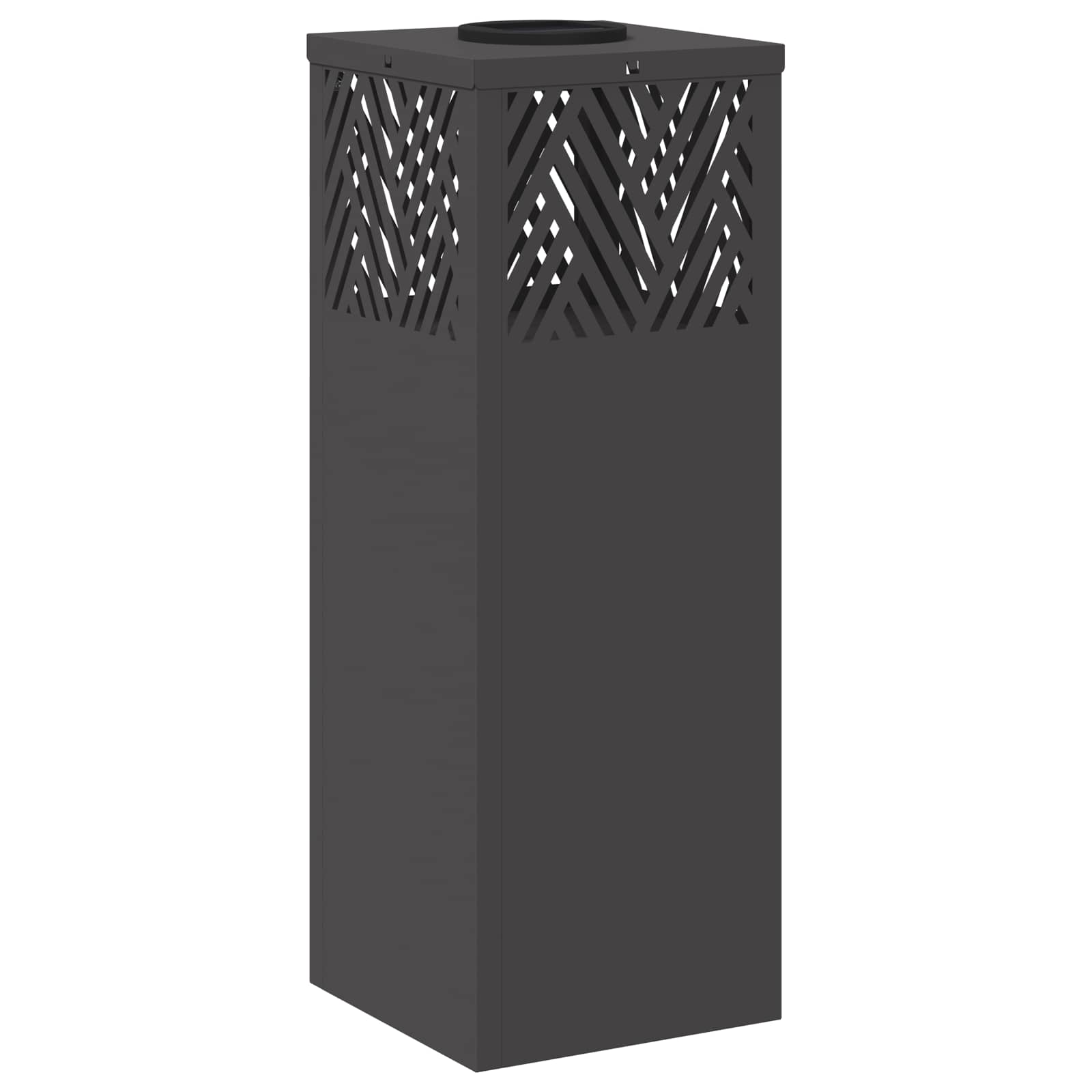 Solarna LED svjetlost za stazu 2 pcs Crna Hladno valjana čelika