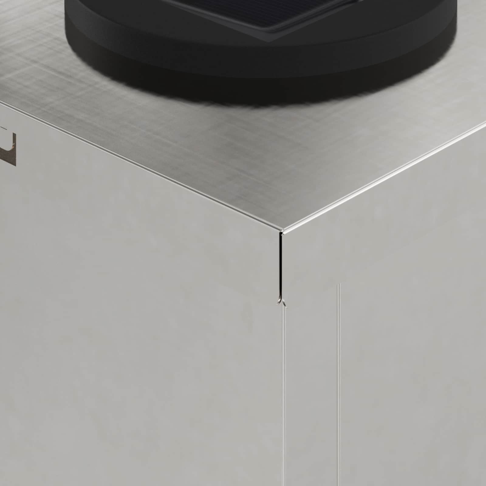 Solarna LED svjetlost za stazu 2 pcs Srebrno Nehrđajući čelik