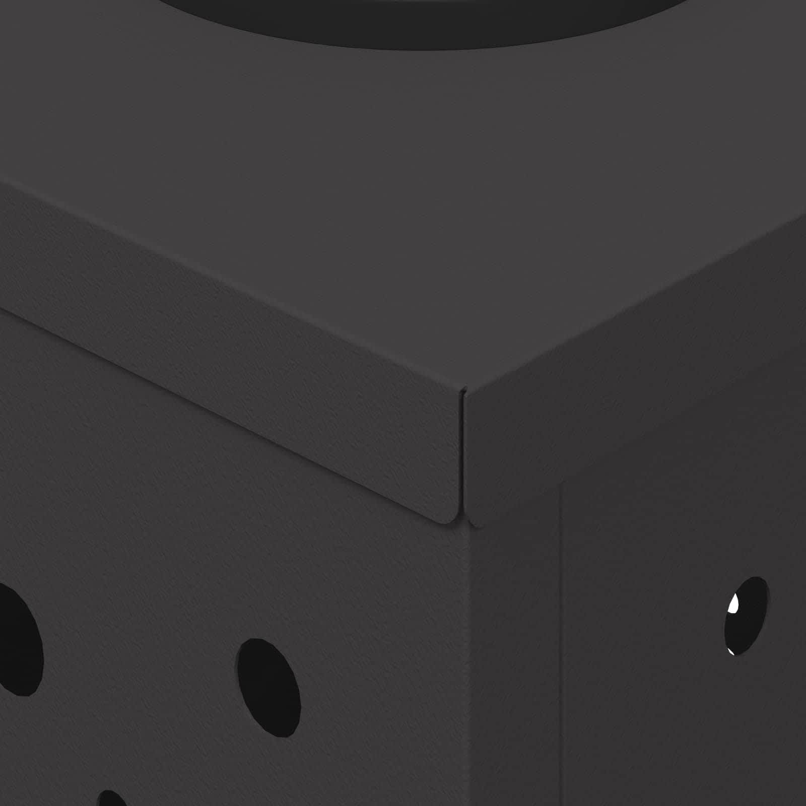Solarna LED svjetlost za stazu 2 pcs Crna Hladno valjana čelika