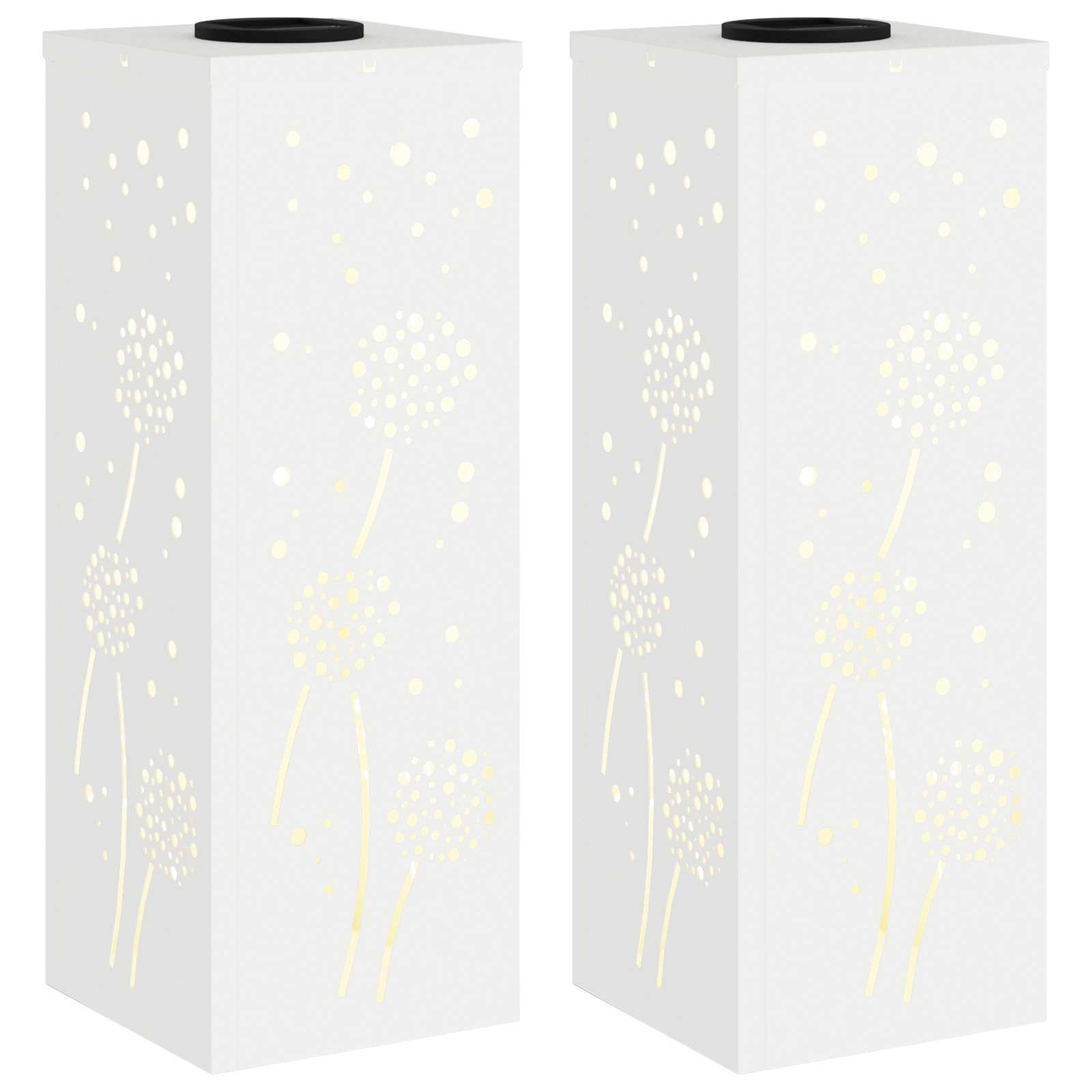 Solarna LED svjetlost za stazu 2 pcs Bijelo