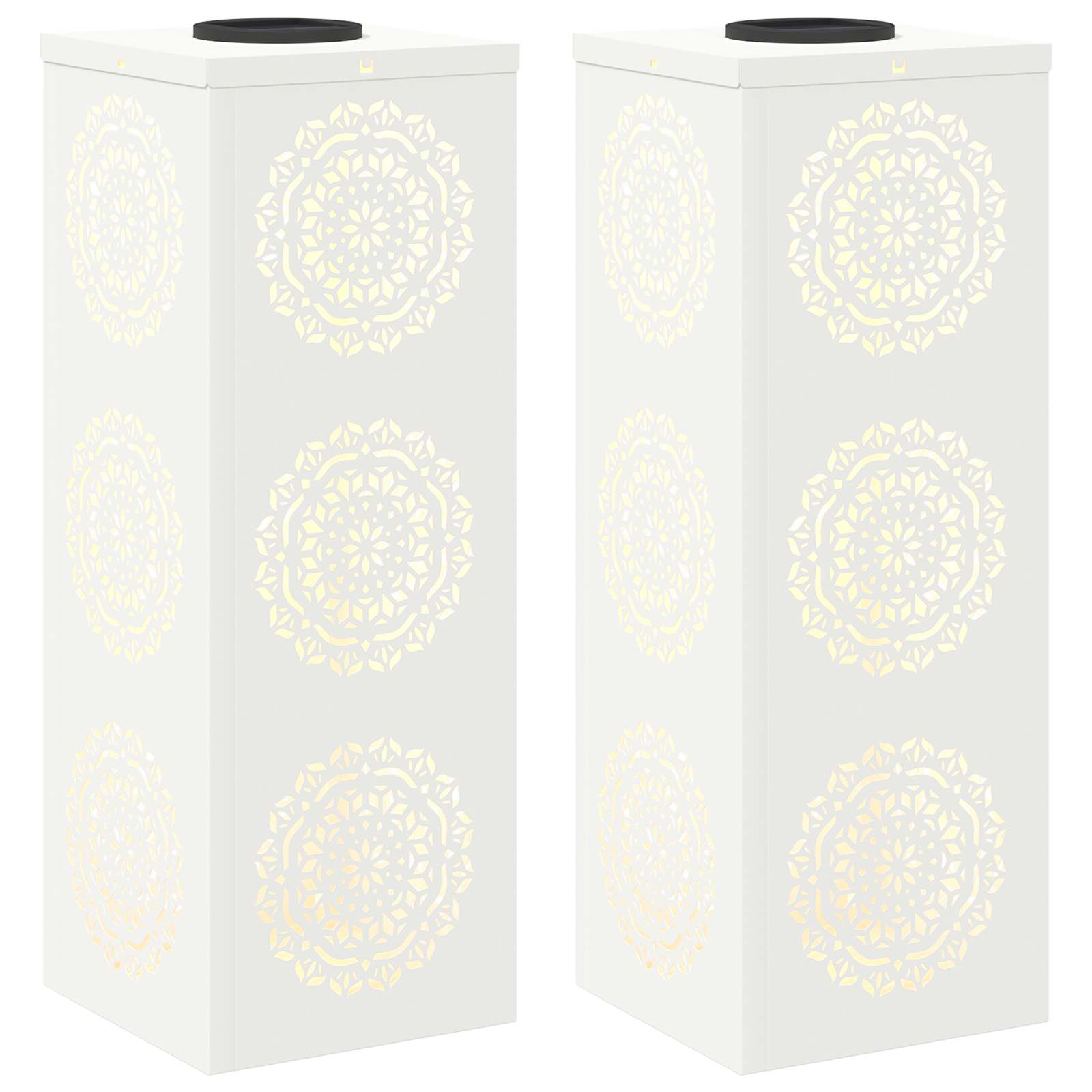 Solarna LED svjetlost za stazu 2 pcs Bijelo