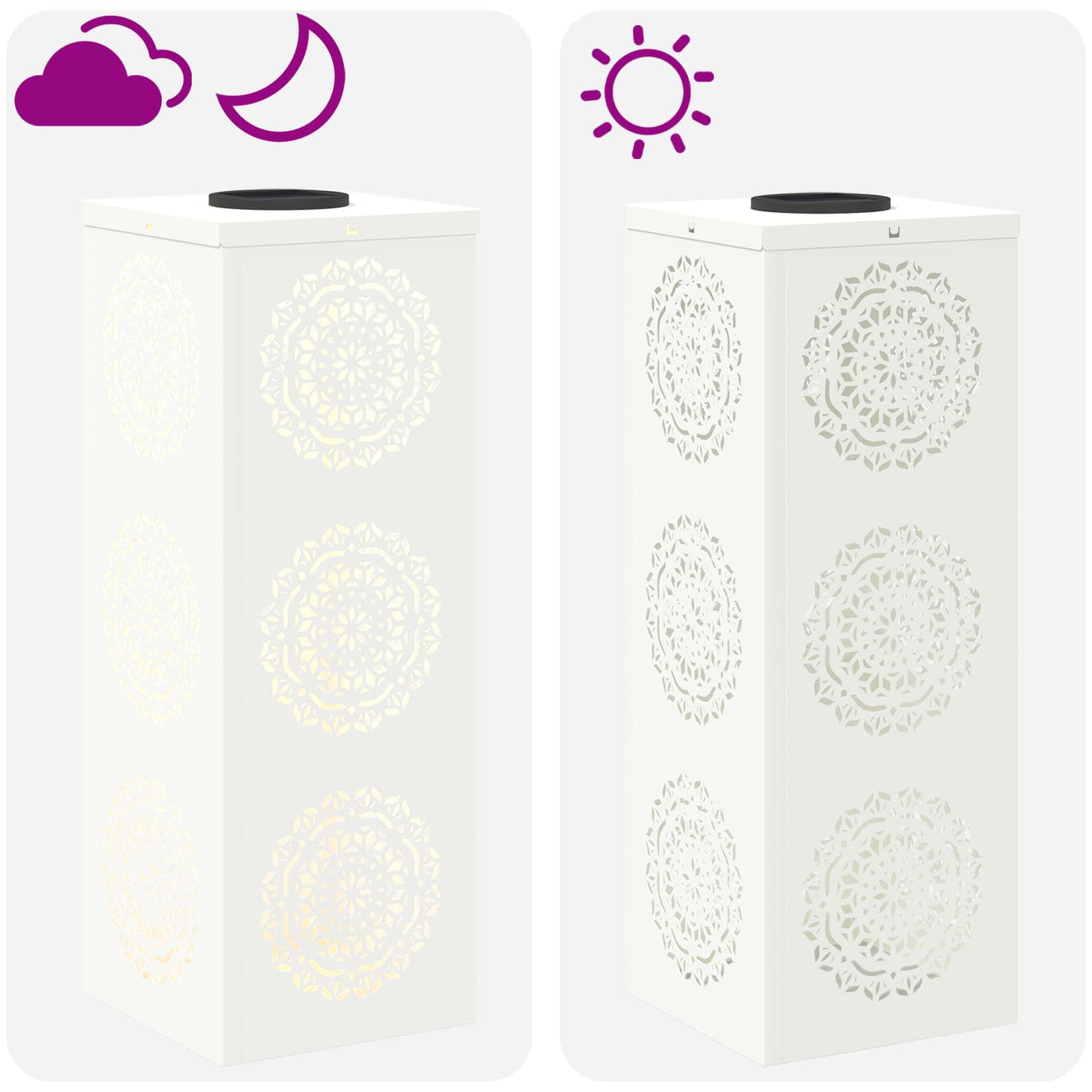 Solarna LED svjetlost za stazu 2 pcs Bijelo