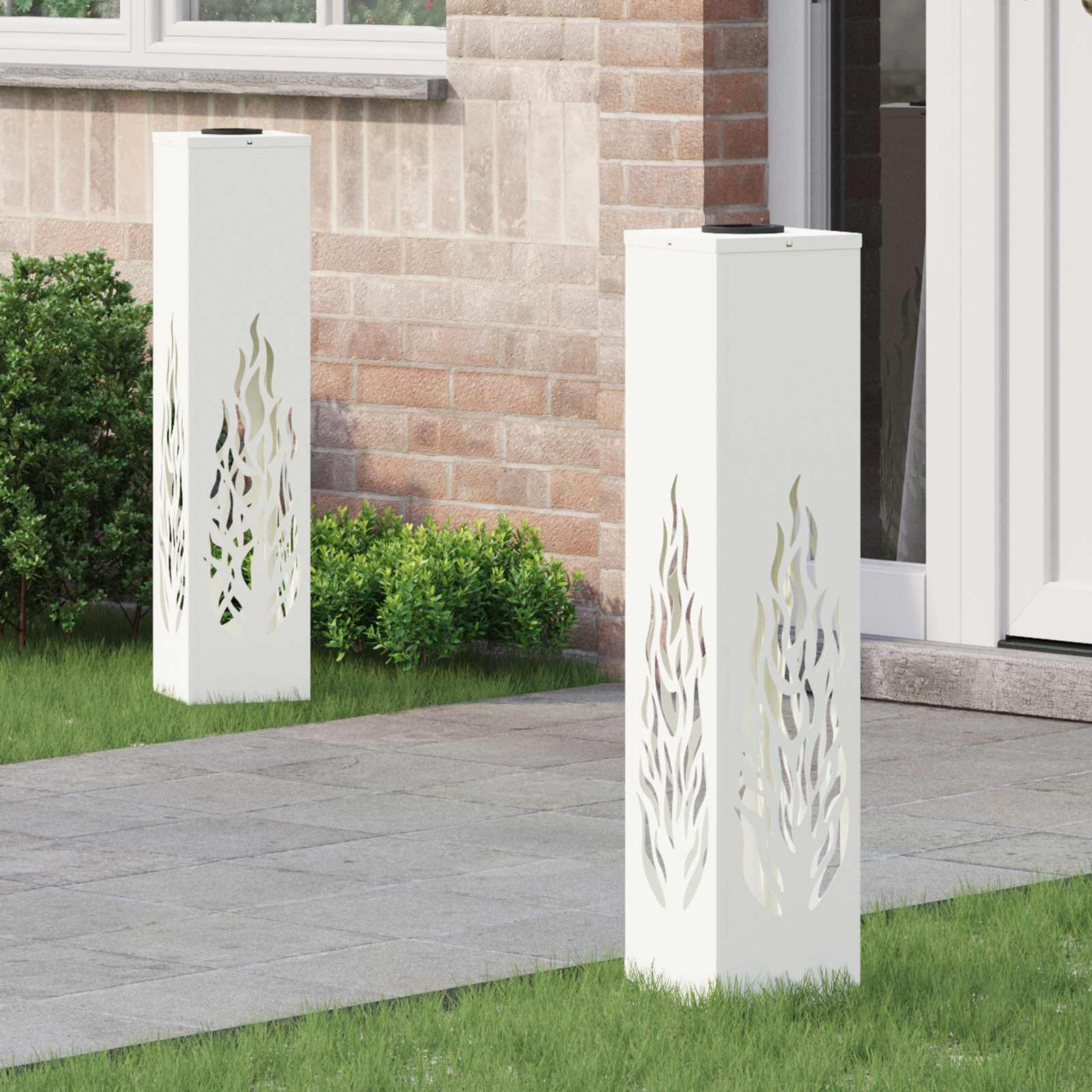 Solarna LED svjetlost za stazu 2 pcs Bijelo