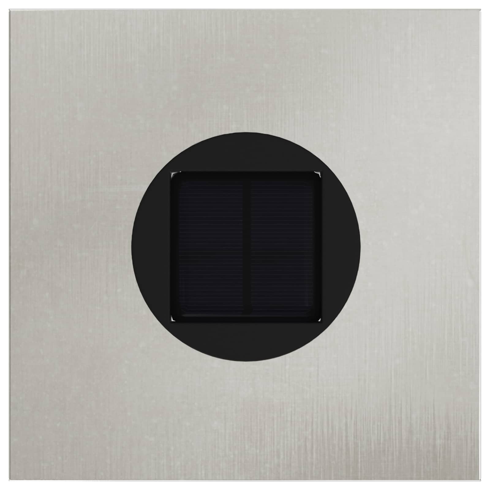 Solarna LED svjetlost za stazu 2 pcs Srebrno Nehrđajući čelik