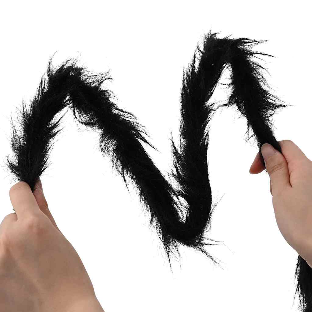 Halloween ukrašavanje pauka s mrežama 4 pcs Crno i bijelo