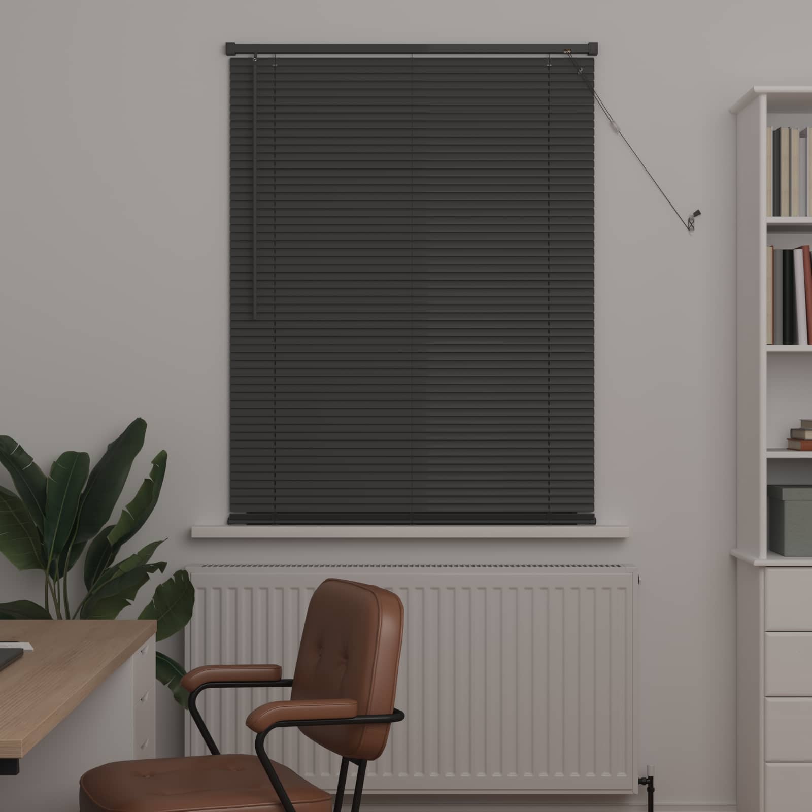 Venecijanska roleta Srebrno Siva 150 x 90 cm PVC