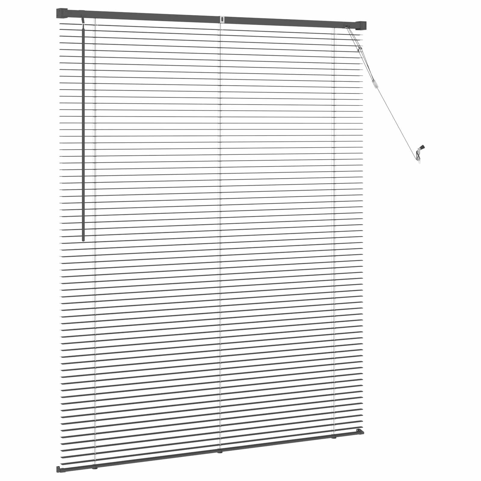 Venecijanska roleta Srebrno Siva 150 x 120 cm PVC