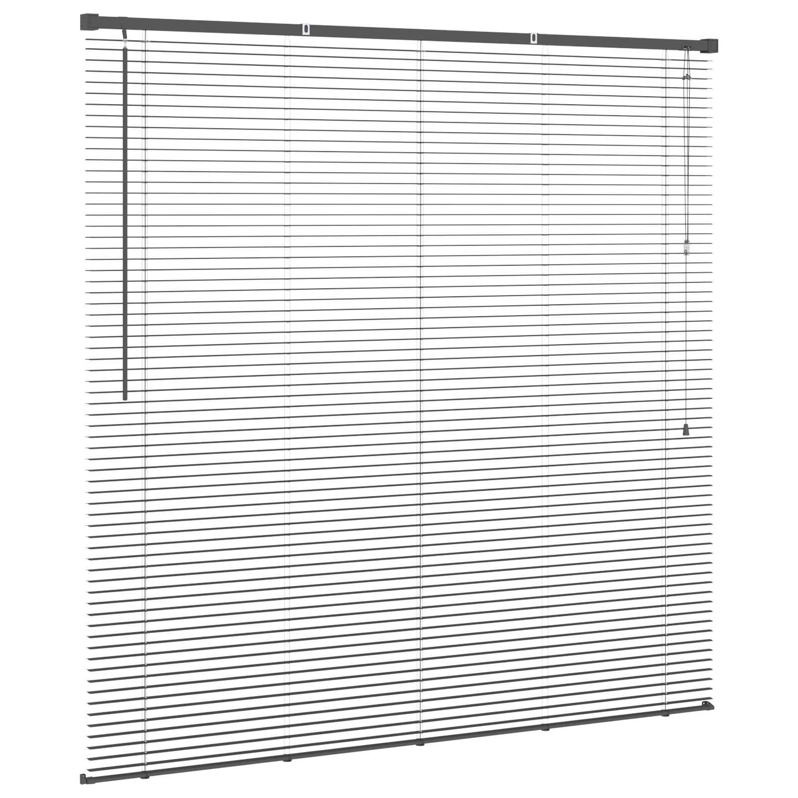 Venecijanska roleta Srebrno Siva 150 x 140 cm PVC