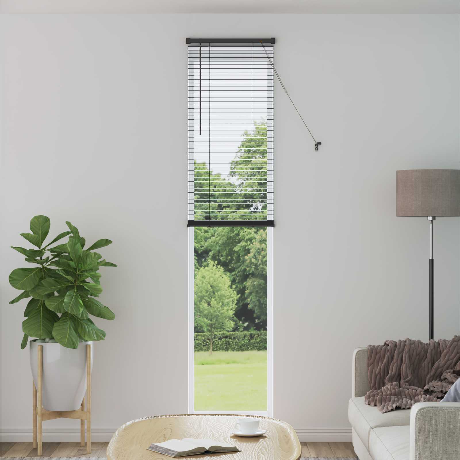 Venecijanska roleta Srebrno Siva 213 x 50 cm PVC
