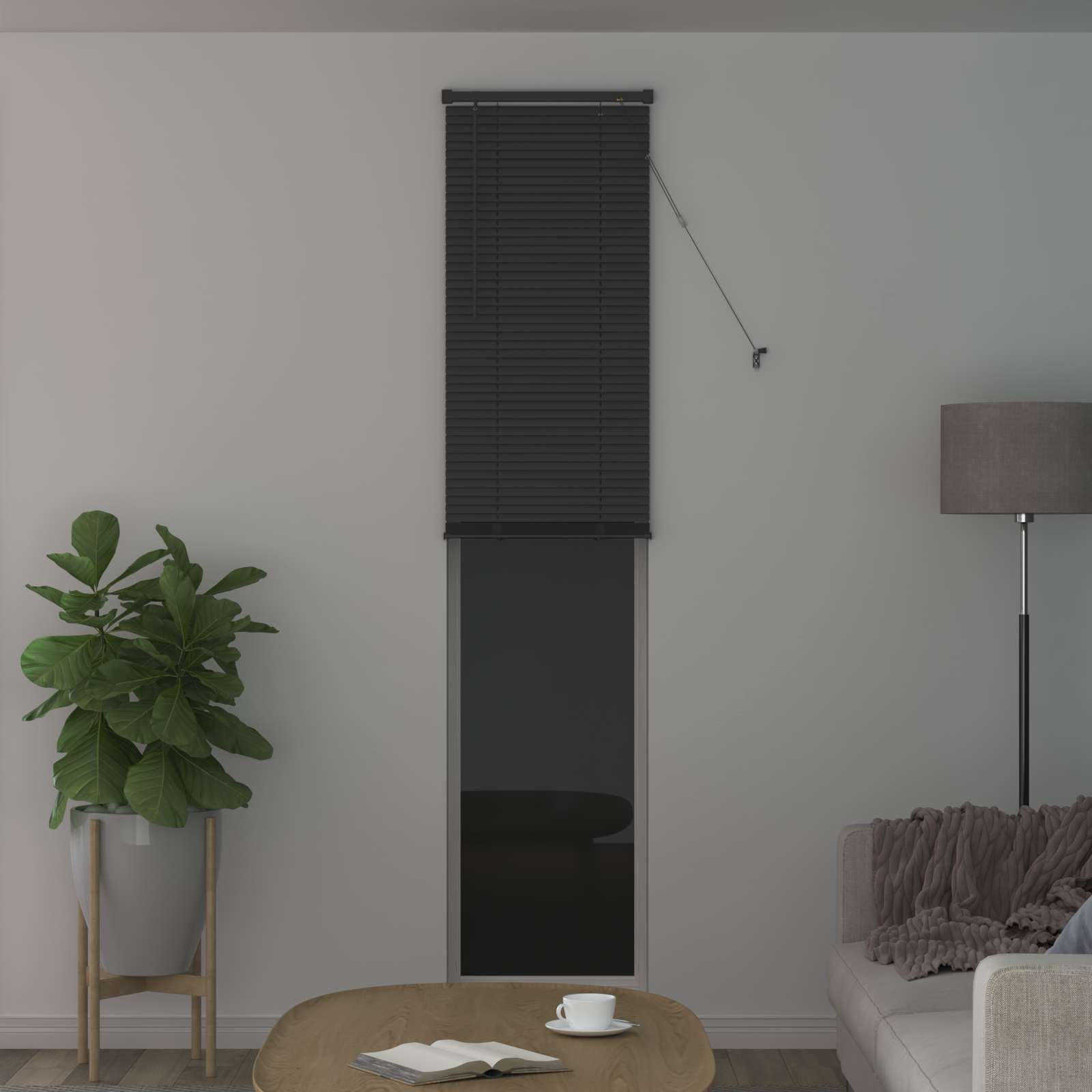 Venecijanska roleta Srebrno Siva 213 x 50 cm PVC