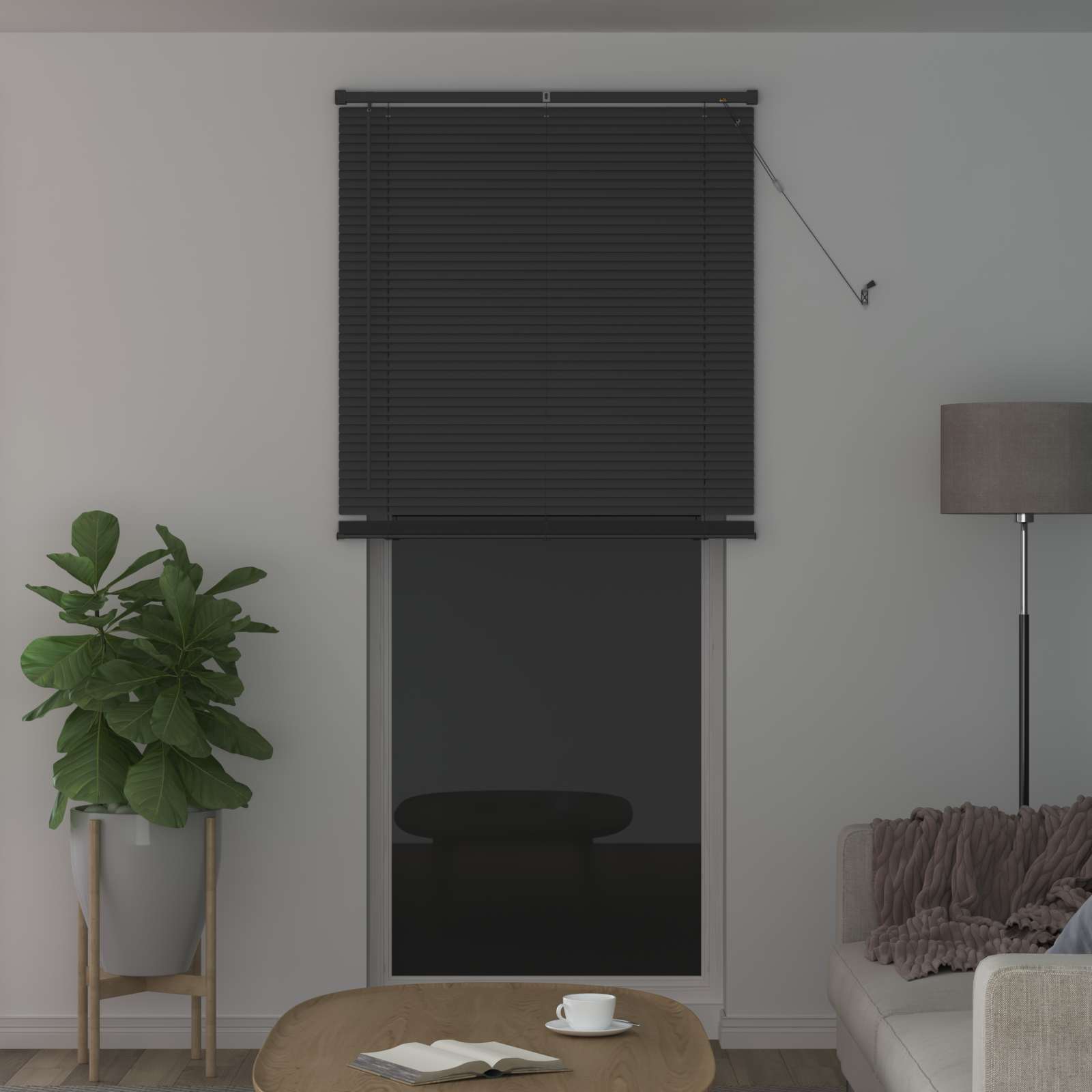 Venecijanska roleta Srebrno Siva 213 x 70 cm PVC