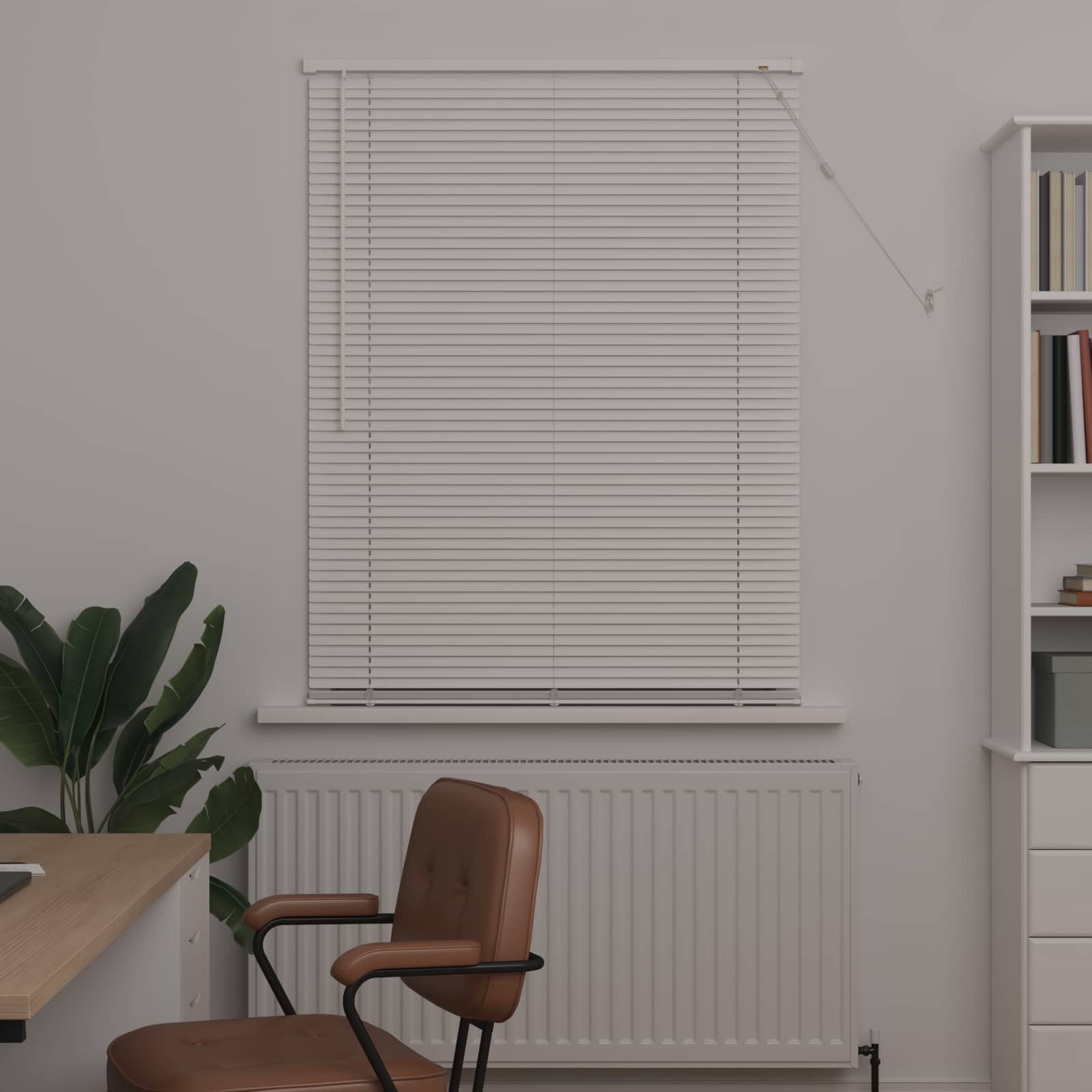 Venecijanska roleta Bijeli 150 x 90 cm PVC