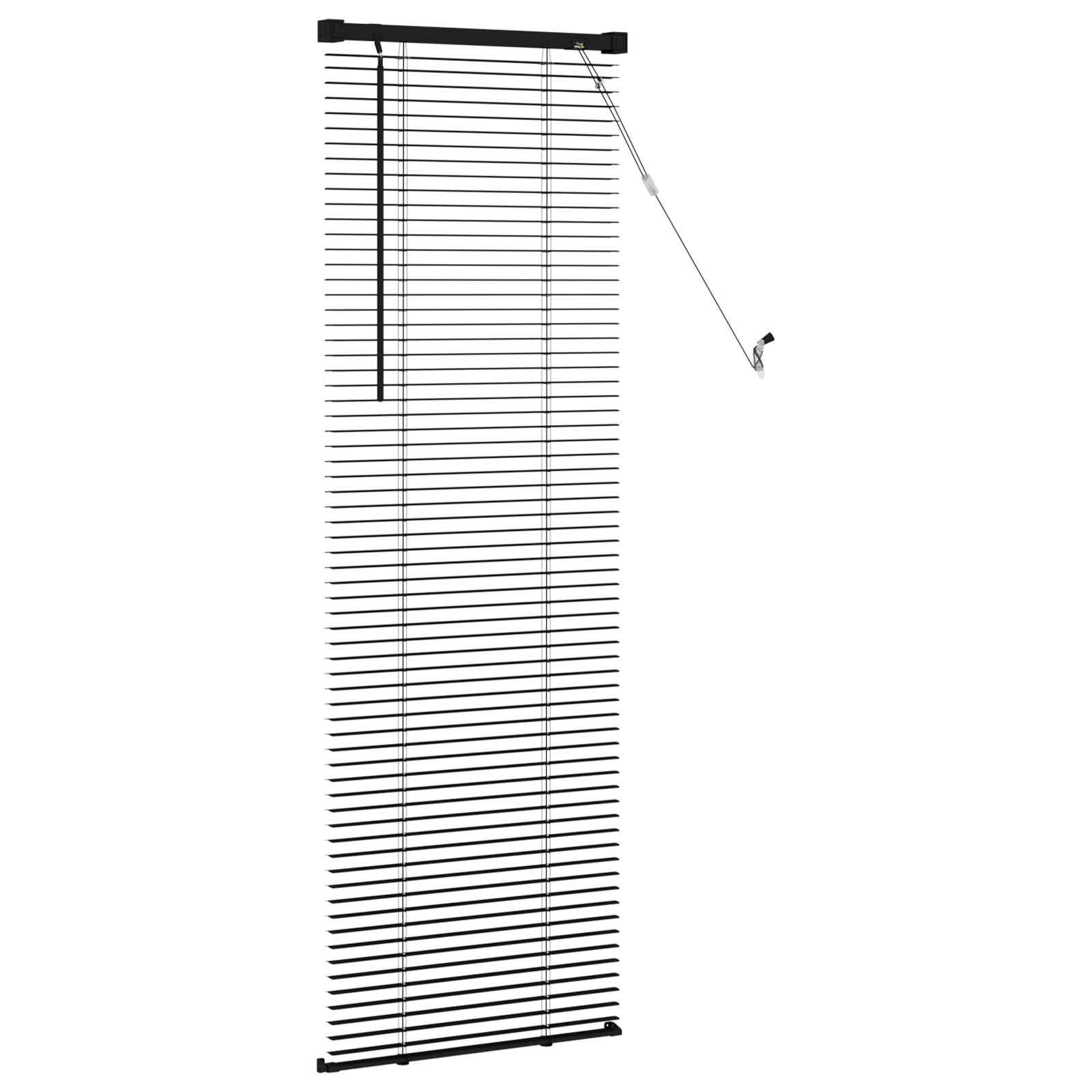Venecijanska roleta Crna 150 x 40 cm PVC