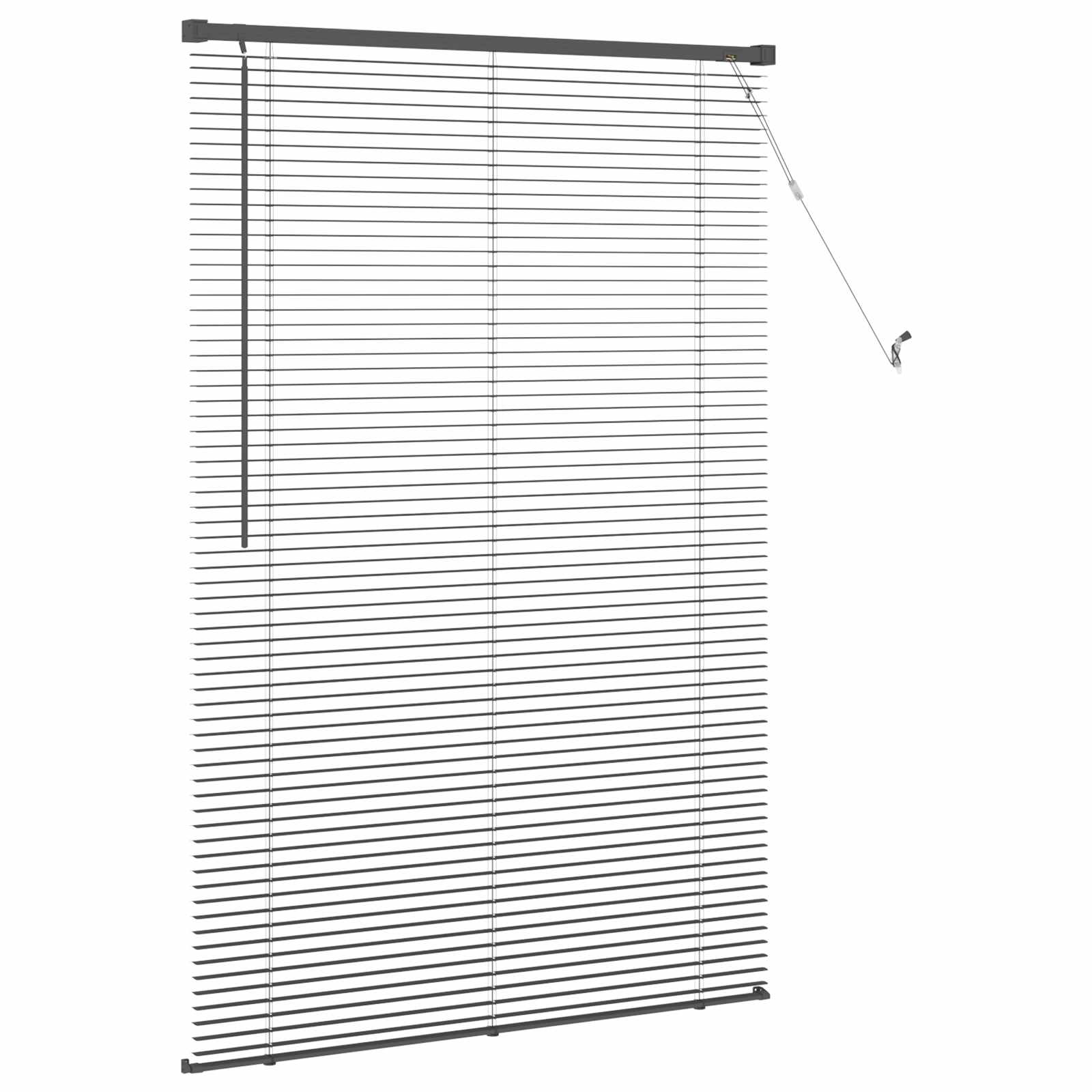 Venecijanska roleta Crna 150 x 90 cm PVC