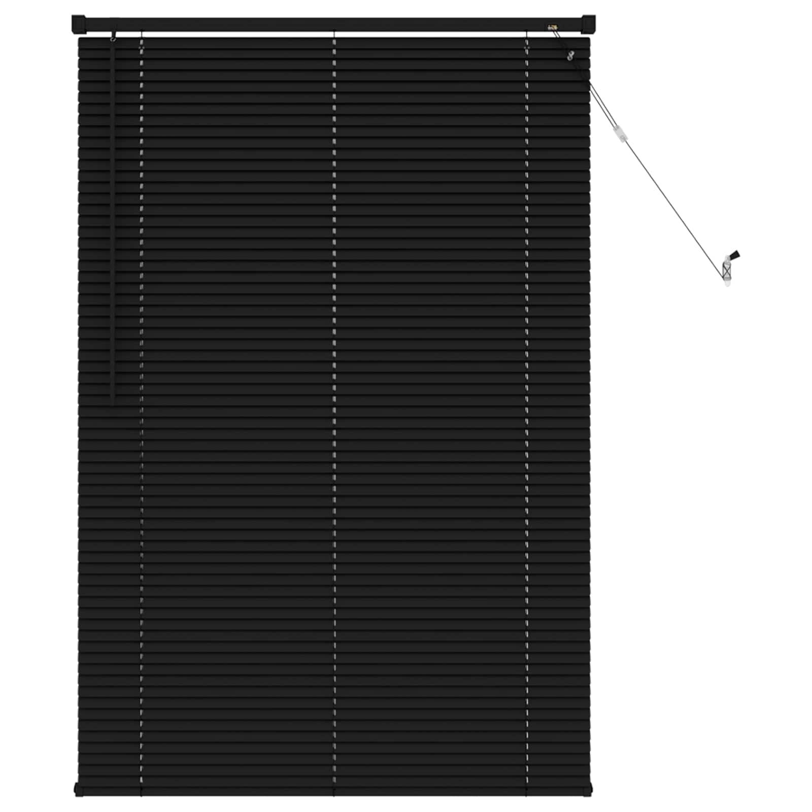 Venecijanska roleta Crna 150 x 90 cm PVC