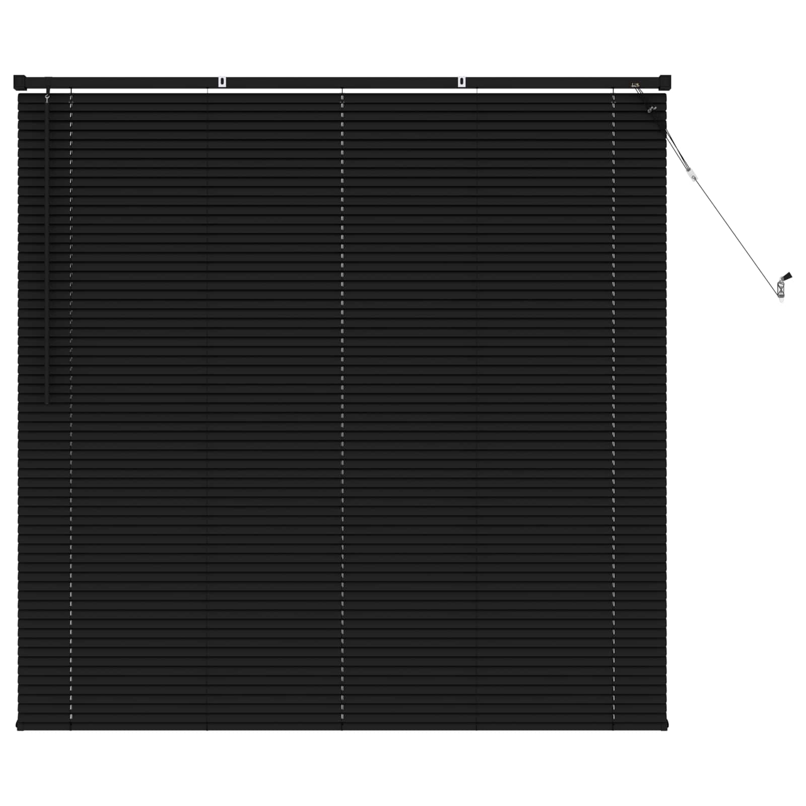 Venecijanska roleta Crna 150 x 140 cm PVC