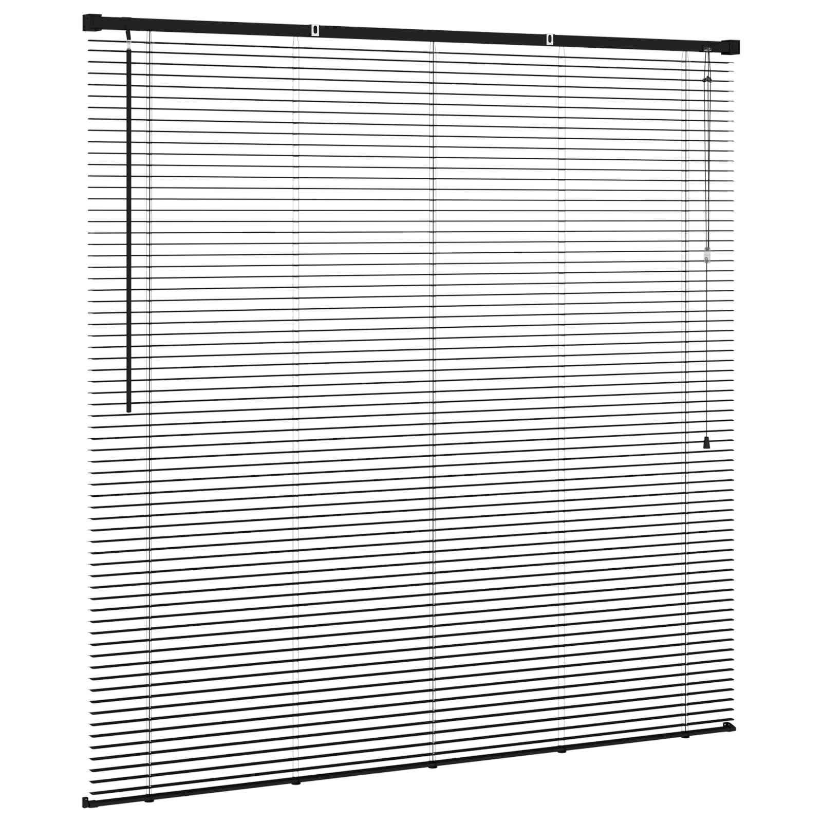 Venecijanska roleta Crna 150 x 160 cm PVC