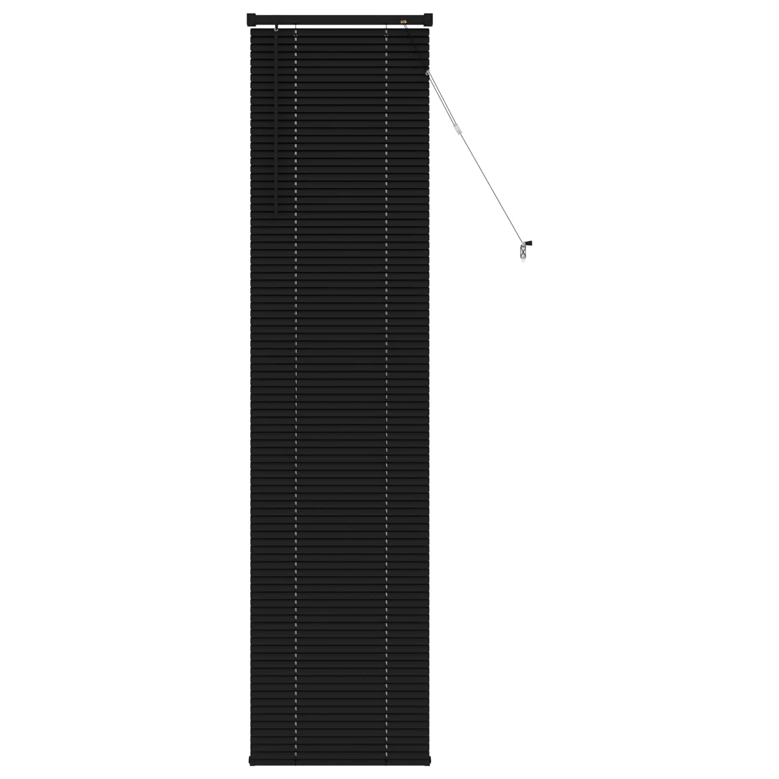 Venecijanska roleta Crna 213 x 40 cm PVC