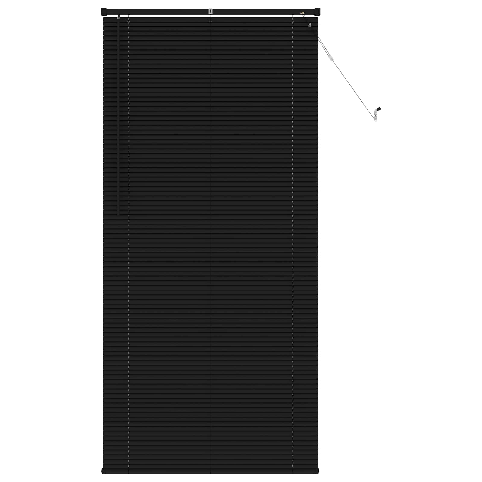 Venecijanska roleta Crna 213 x 80 cm PVC