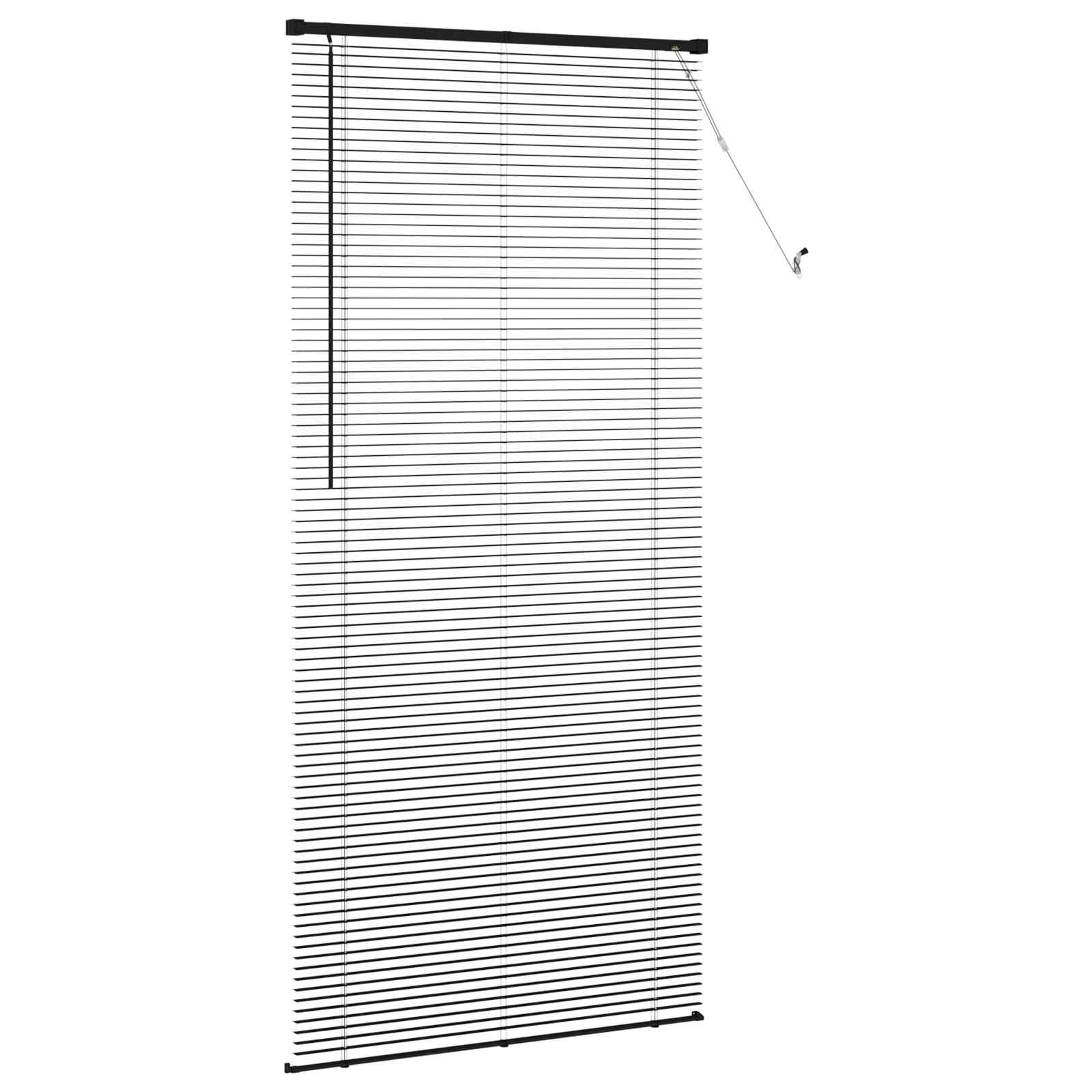 Venecijanska roleta Crna 213 x 90 cm PVC