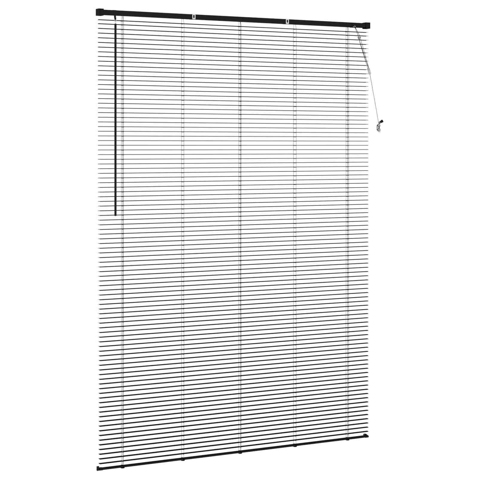 Venecijanska roleta Crna 213 x 130 cm PVC