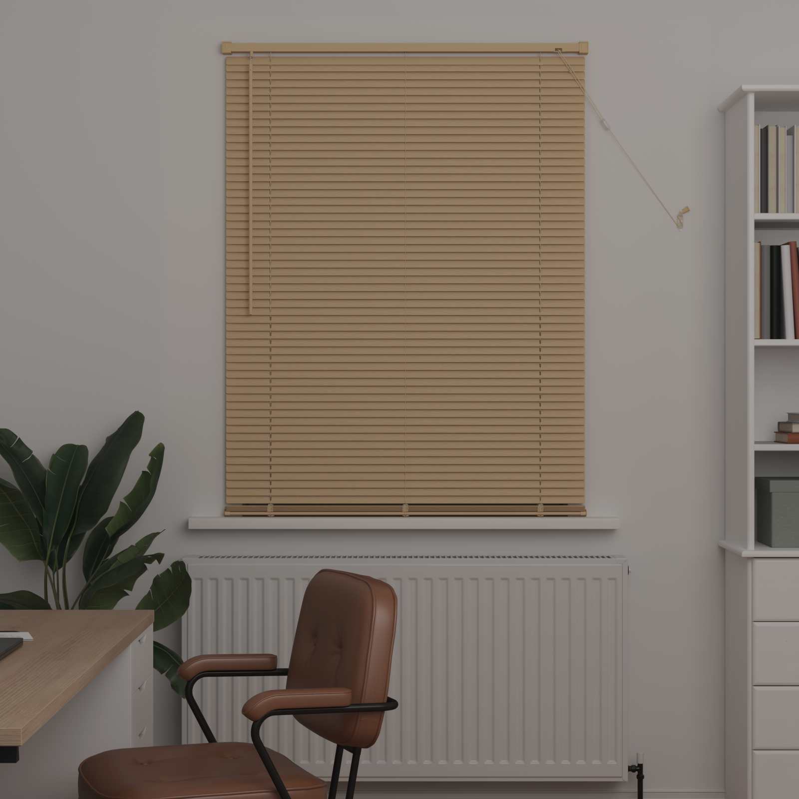 Venecijanska roleta Svijetlo smeđa s uzorkom 150 x 100 cm PVC