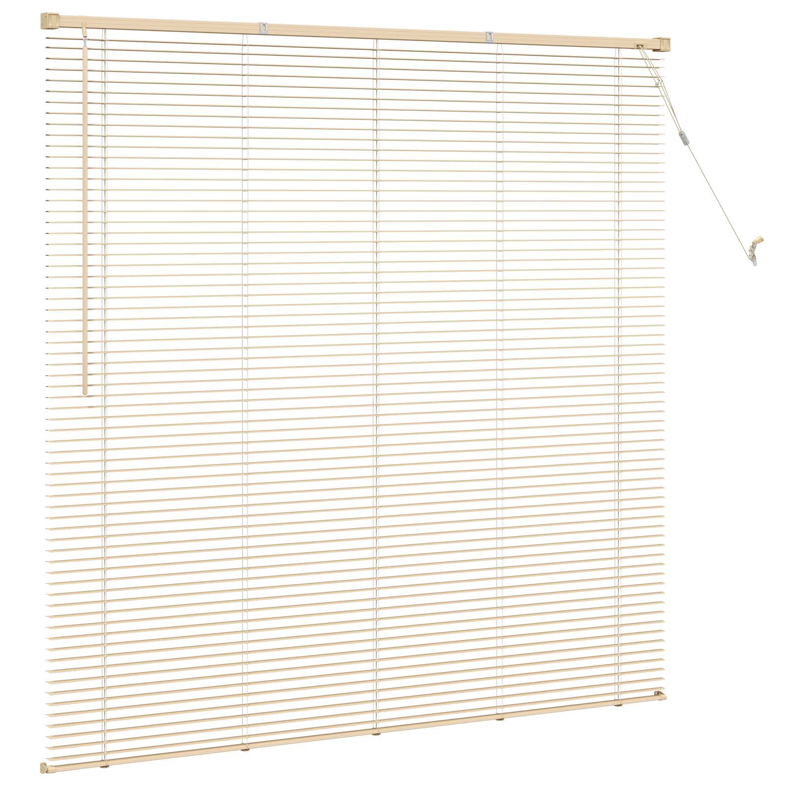Venecijanska roleta Svijetlo smeđa s uzorkom 150 x 150 cm PVC