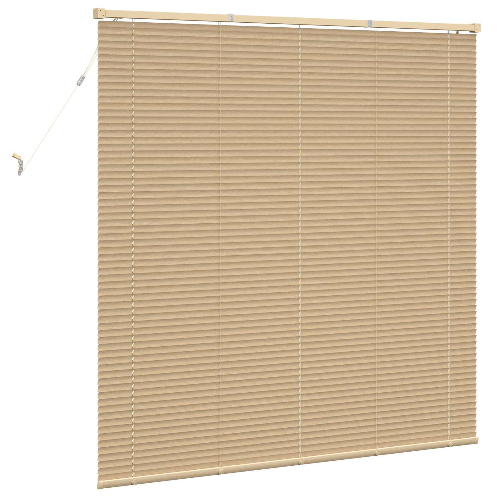Venecijanska roleta Svijetlo smeđa s uzorkom 150 x 160 cm PVC