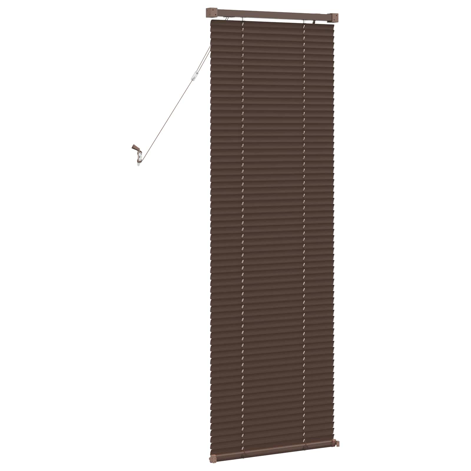 Venecijanska roleta Tamno smeđa s uzorkom 150 x 50 cm PVC