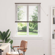 Venecijanska roleta Tamno smeđa s uzorkom 150 x 80 cm PVC