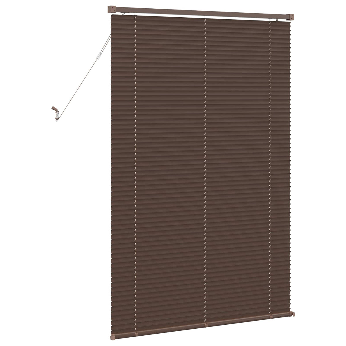 Venecijanska roleta Tamno smeđa s uzorkom 150 x 80 cm PVC