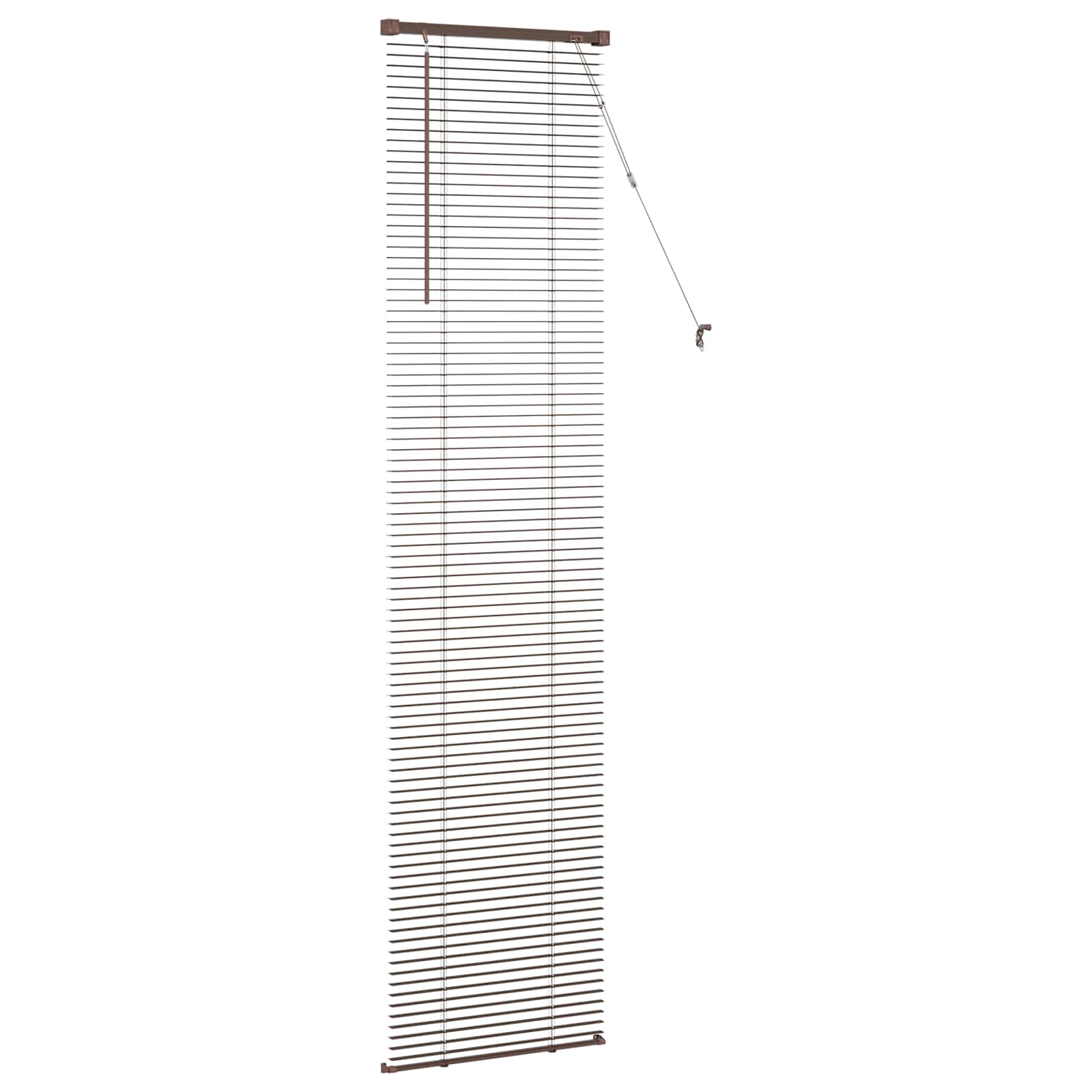 Venecijanska roleta Tamno smeđa s uzorkom 213 x 50 cm PVC