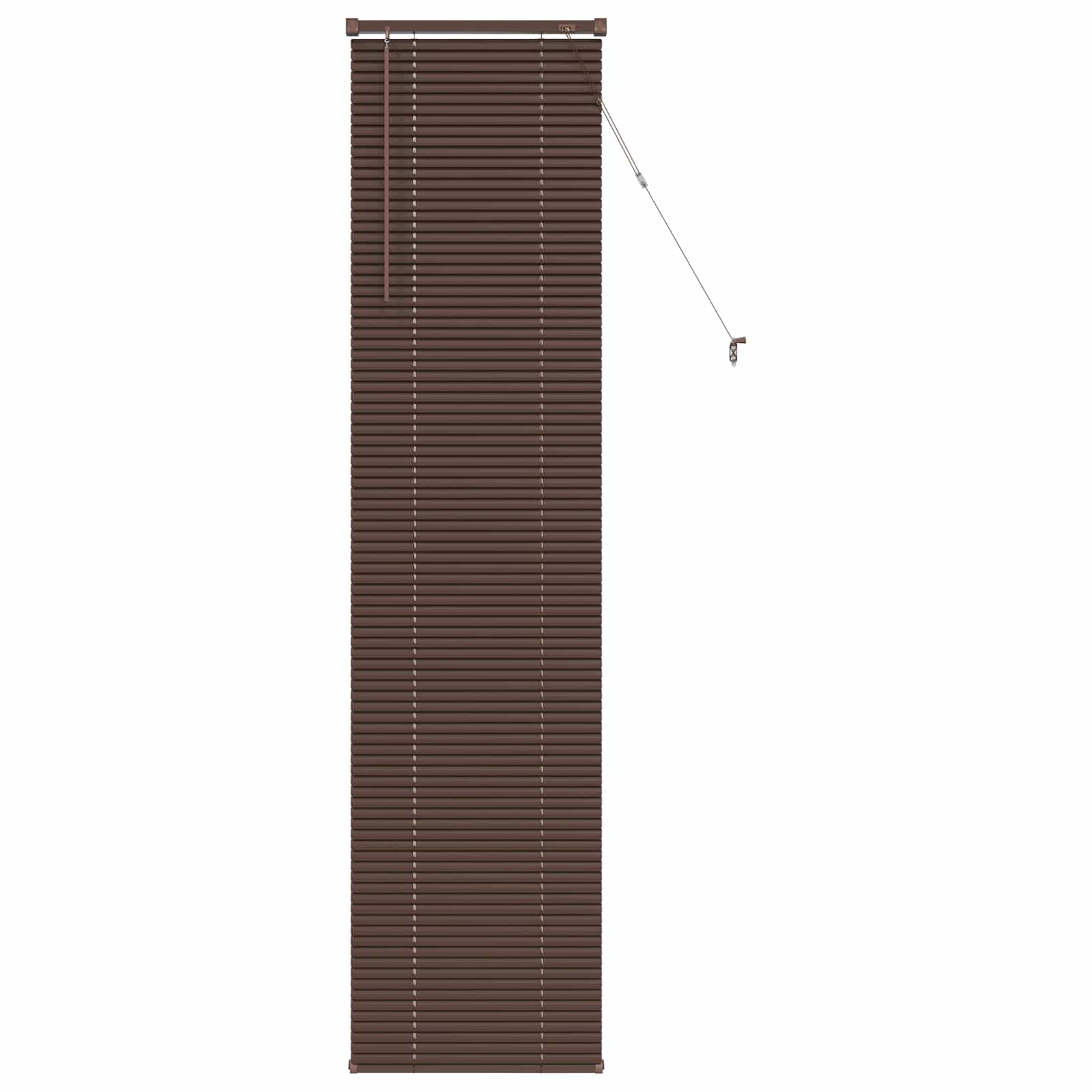 Venecijanska roleta Tamno smeđa s uzorkom 213 x 60 cm PVC