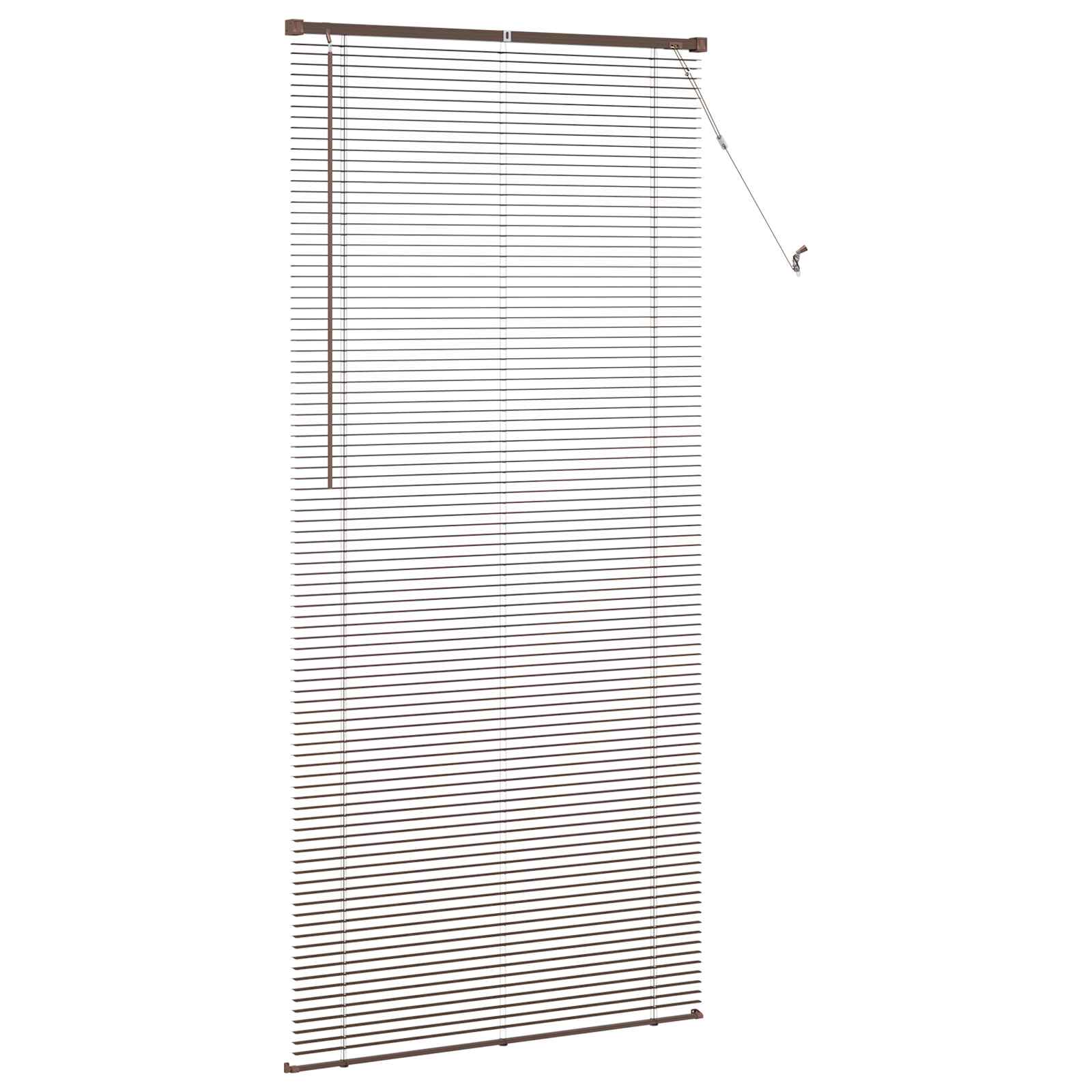 Venecijanska roleta Tamno smeđa s uzorkom 213 x 90 cm PVC