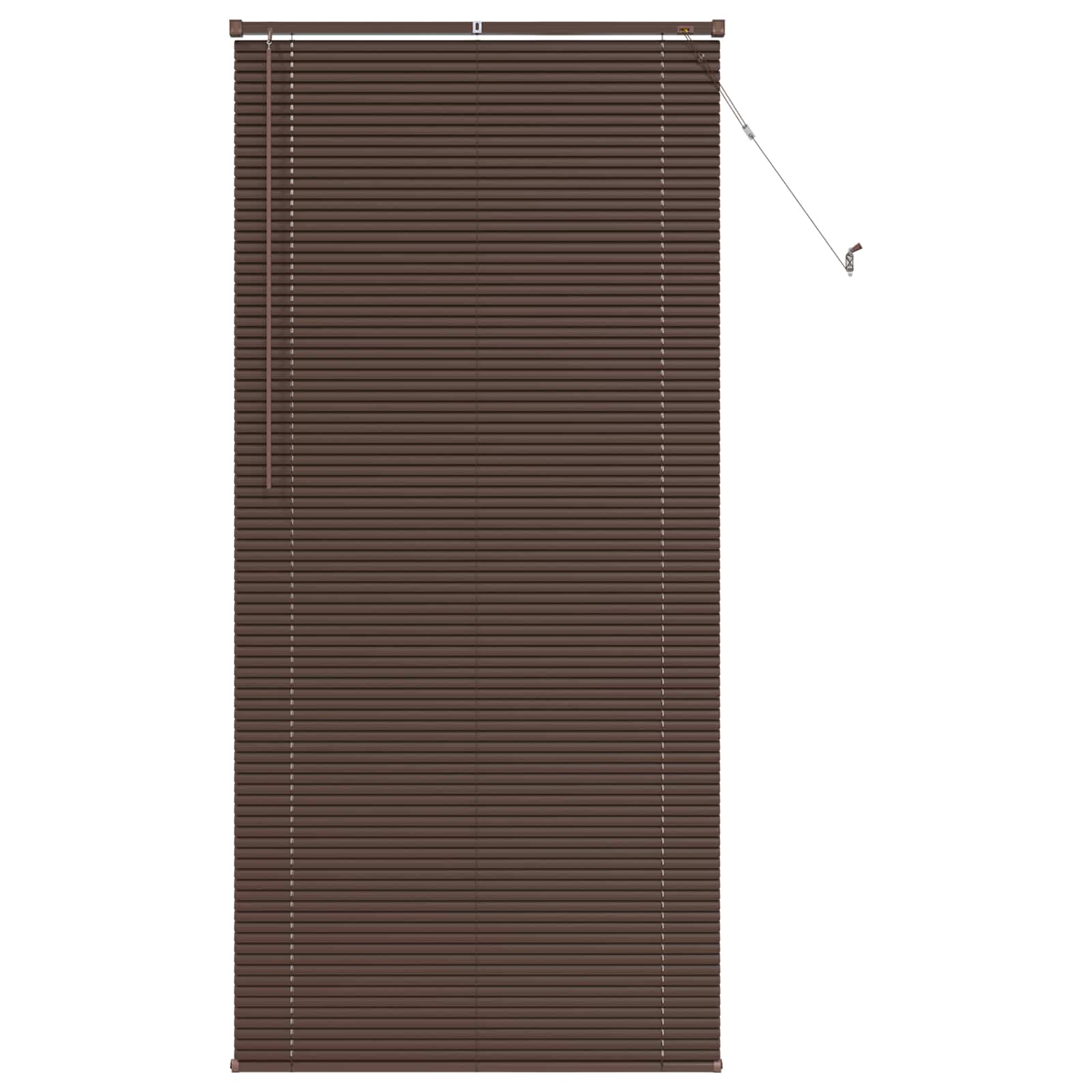 Venecijanska roleta Tamno smeđa s uzorkom 213 x 90 cm PVC